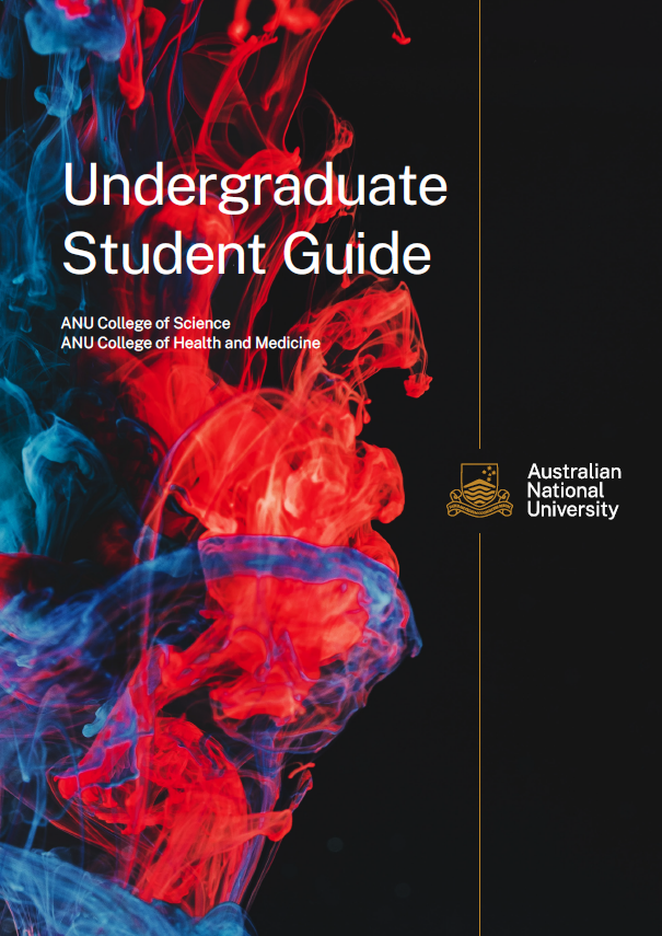 2023 ANU College of Health & Medicine postgraduate student course guide cover
