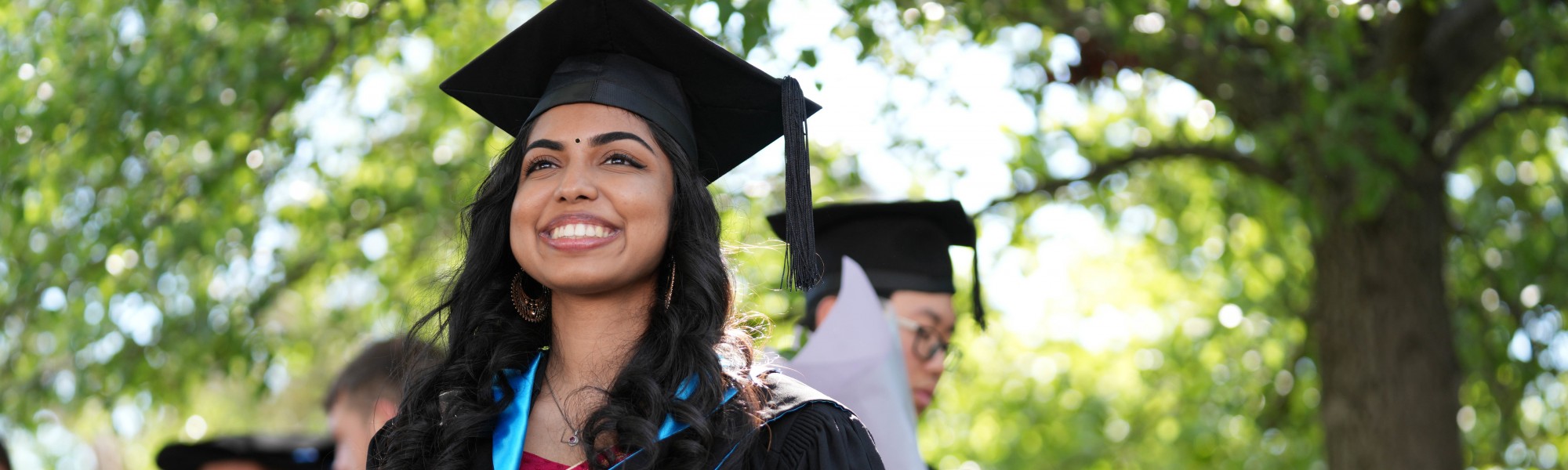 Sharrada Segeran at ANU graduation day in December 2023.