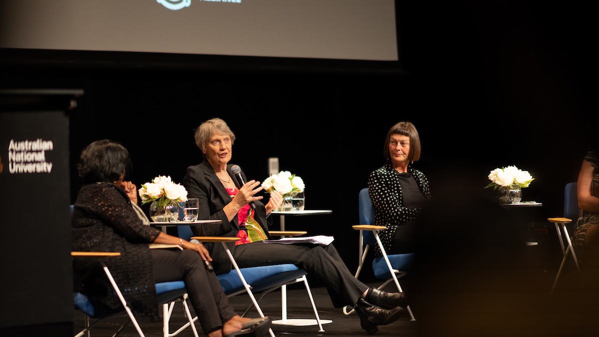 Helen Clark spoke at the ANU in March. Photo: Dave Fanner/ANU